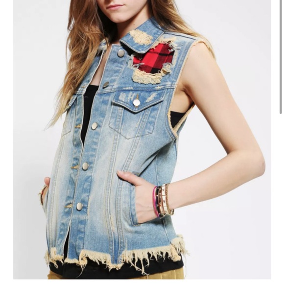 UnIF XS denim vest - Picture 3 of 5